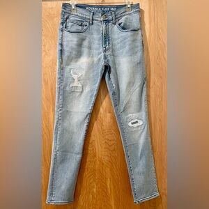 Light Blue Skinny Jeans for Men
